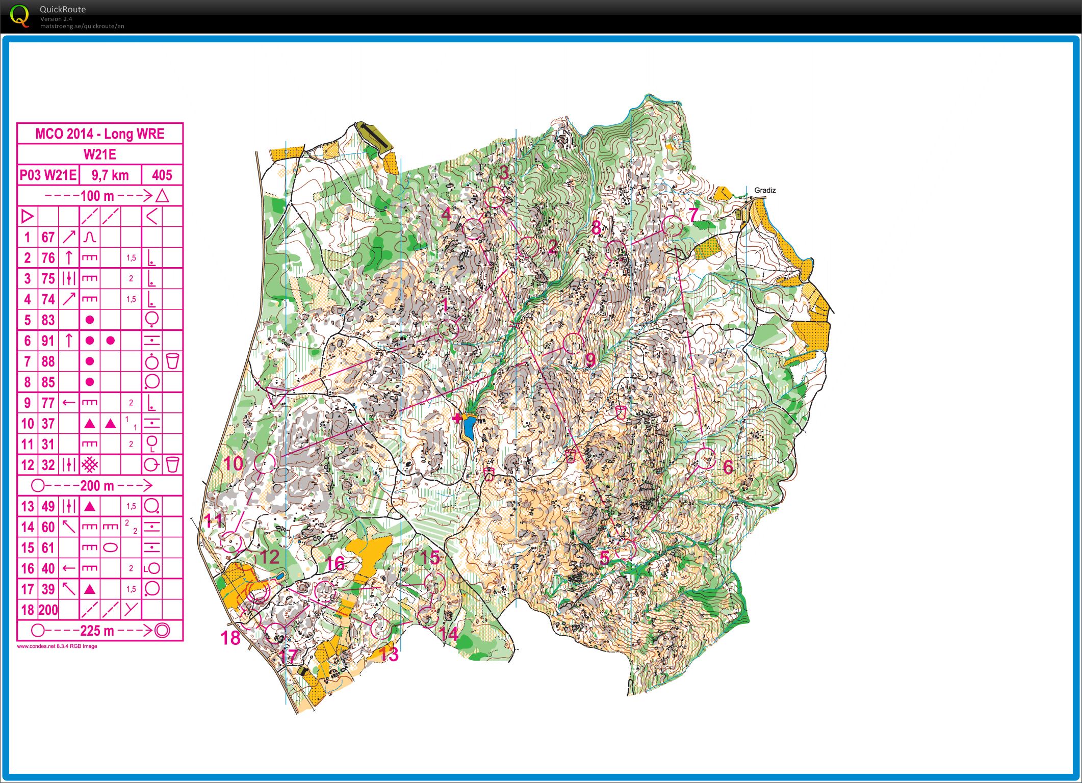 Mediterranean Championships in Orienteering - Long (23-02-2014)