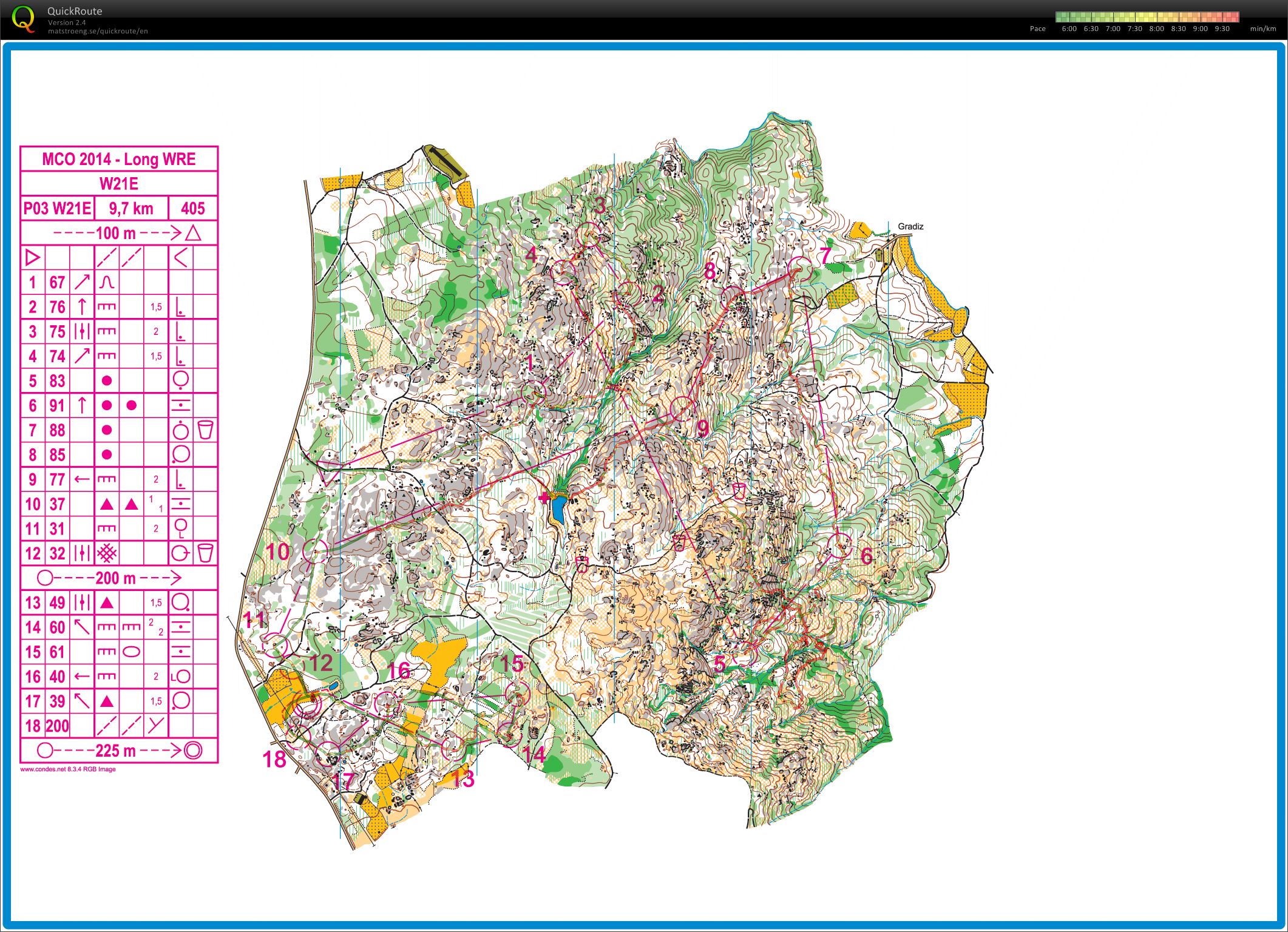 Mediterranean Championships in Orienteering - Long (23-02-2014)