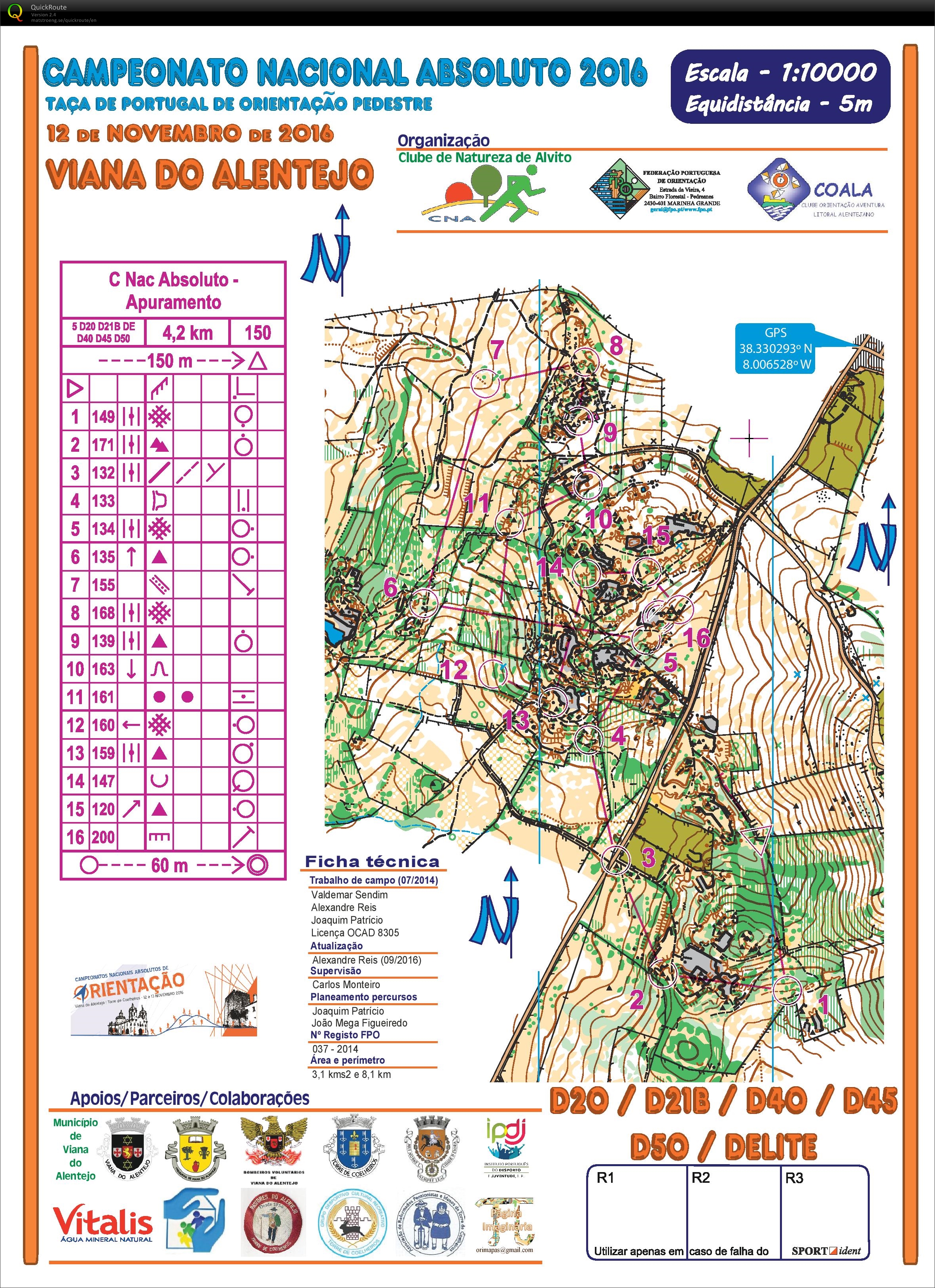Campeonato Nacional Absoluto - qualificatória (12-11-2016)