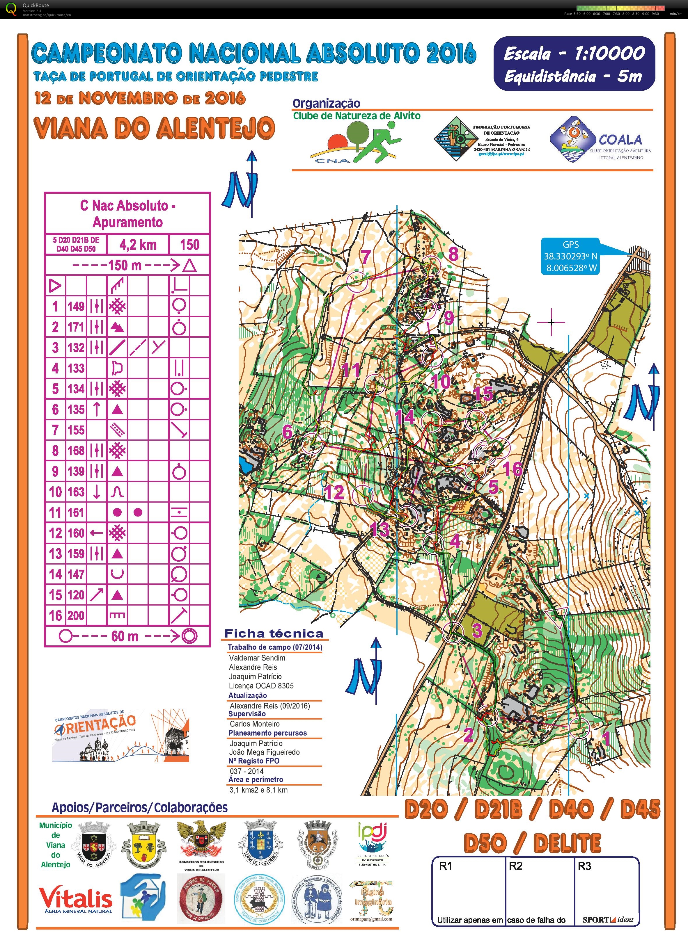 Campeonato Nacional Absoluto - qualificatória (12-11-2016)