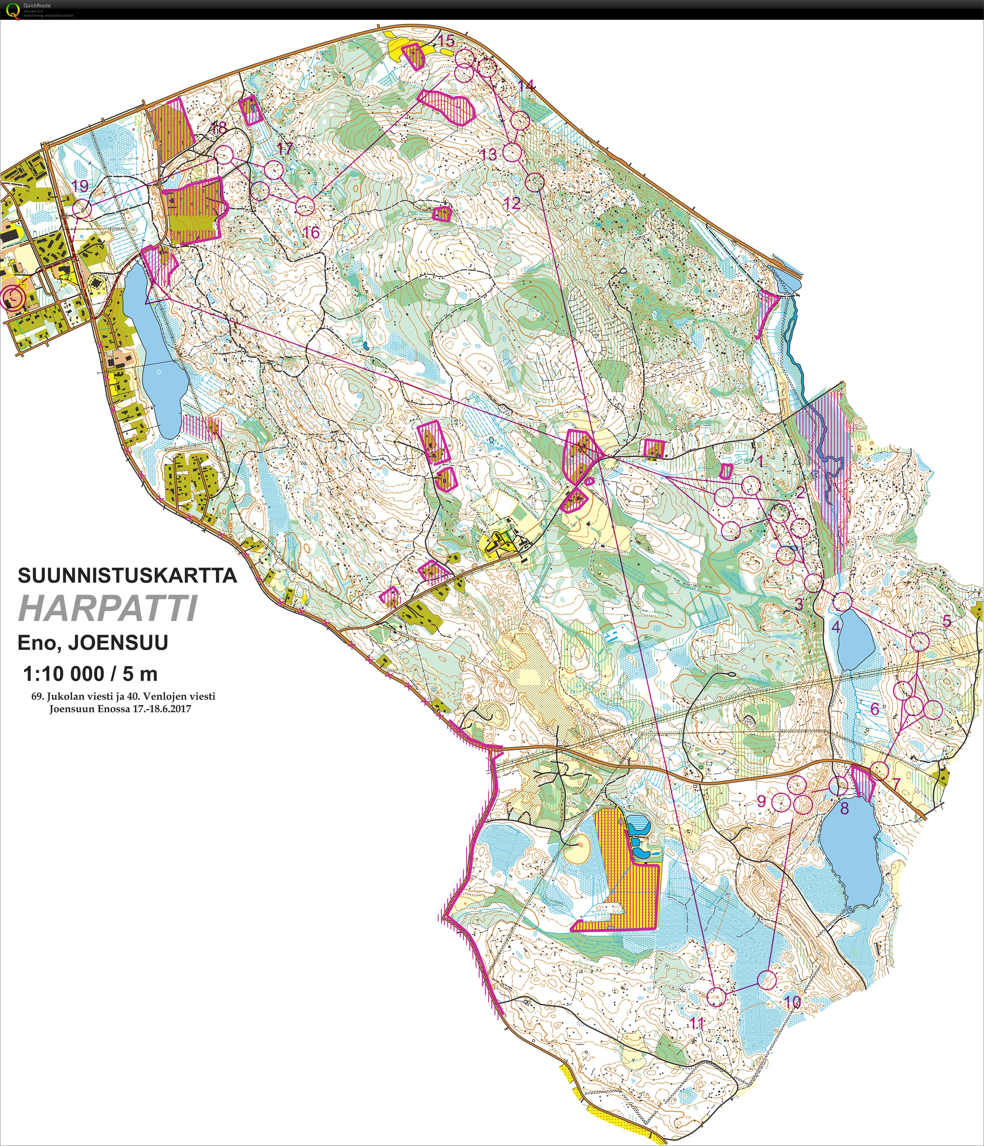 Jukola 2017 - Leg 1 (17-06-2017)