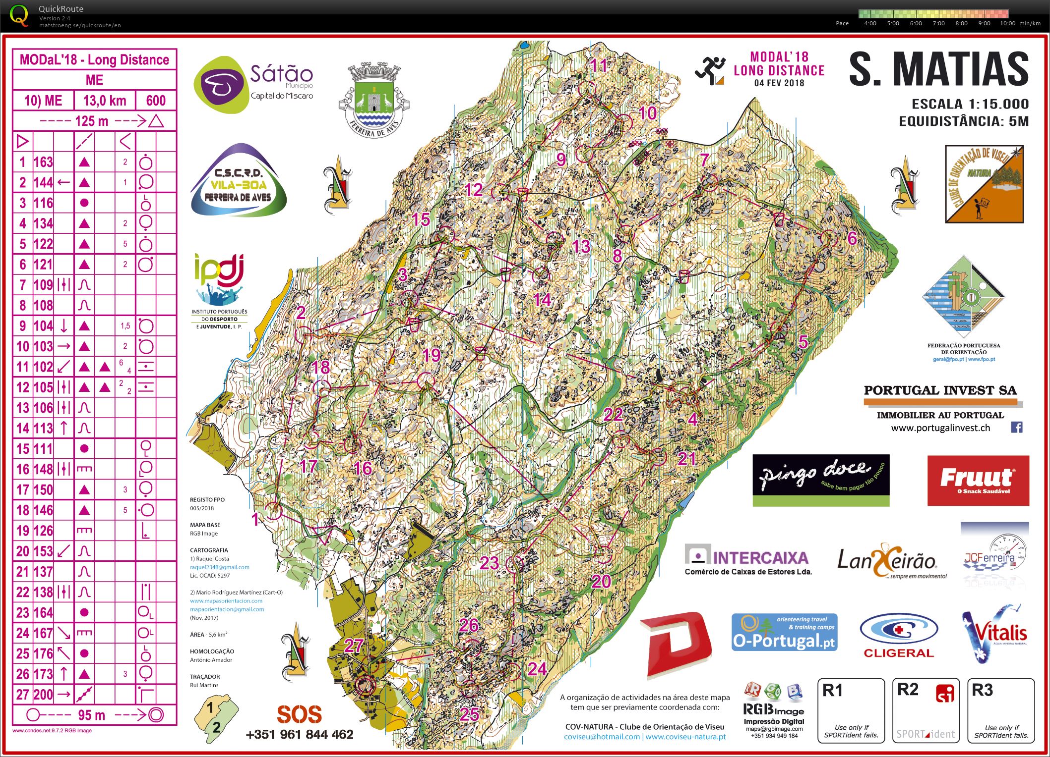 III Meeting Orientação Dão Lafões 2018 - Long Distance (04-02-2018)