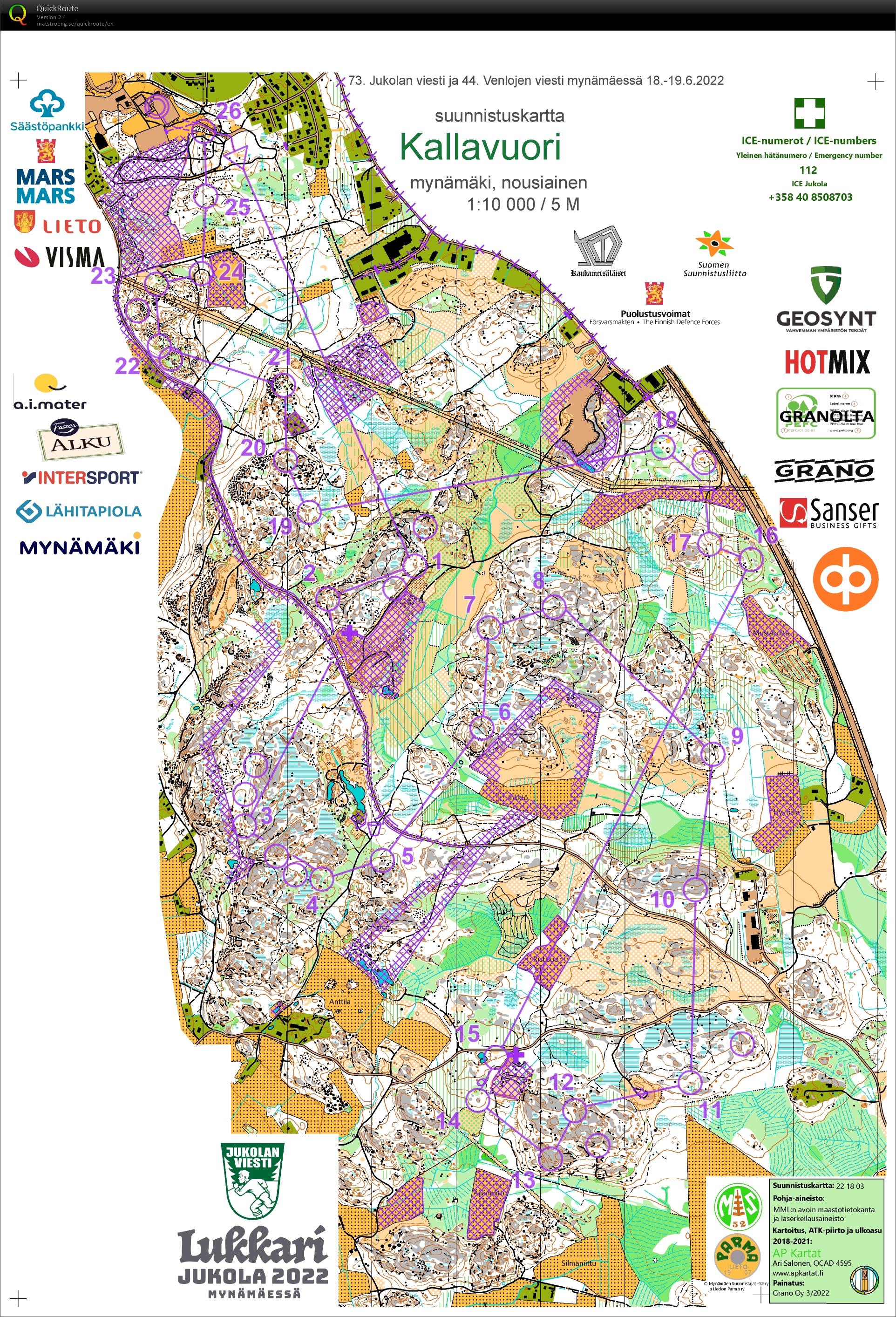 Jukola 2022 - Leg 1 (2022-06-18)