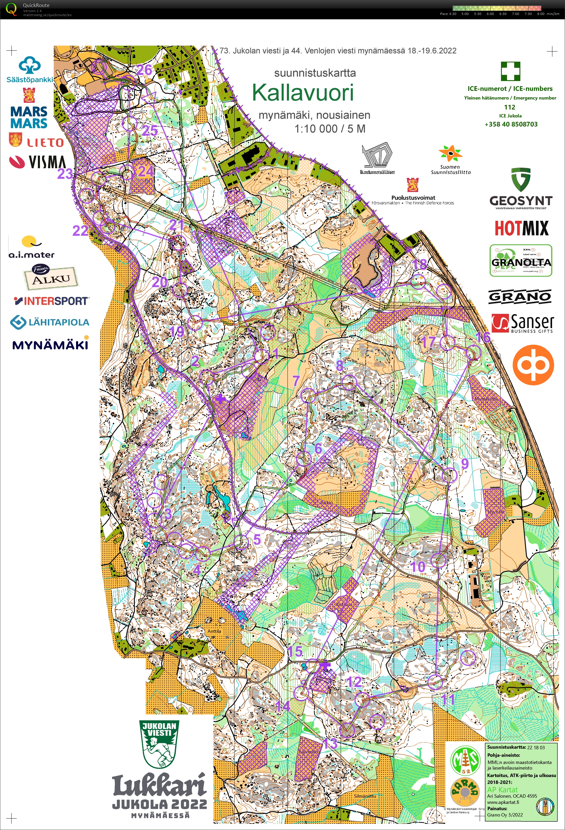 Jukola 2022 - Leg 1 (18/06/2022)